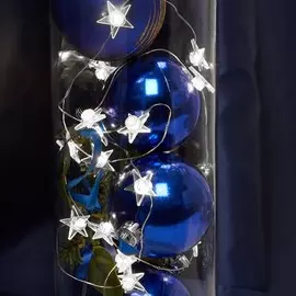 1.8м. Светодиодная гирлянда линейная ''Звездочки'' 20LED 5000K (холодный) IP20 Feron CL571 41645