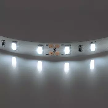 1м. Светодиодная лента белого цвета 5630, 4000К, 28,8W/m, 12V, 60LED/m, IP20 Lightstar 400076