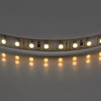 1м. Светодиодная лента теплого цвета 3528, 2700К, 9,6W, 12V, 120LED/m, IP20 Lightstar 400012