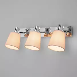 20080/3 хром/бежевый хром/бежевый Спот настенный с выключателем Eurosvet Culver