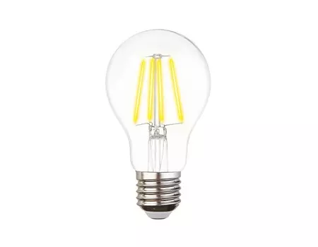 205028 Светодиодная лампа A60, E27, 6 Вт, теплое свечение, ЛОН Ambrella light Filament
