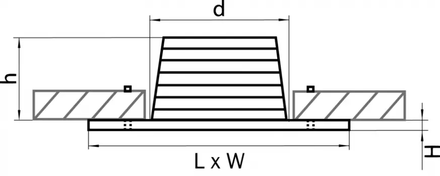 212180 Встраиваемый светодиодный влагозащищенный точечный светильник Lightstar Leddy Cyl