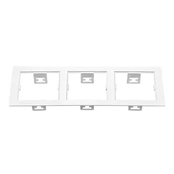 214536 Рамка для трех встраиваемых светильников Lightstar Triple Quadro серии Domino