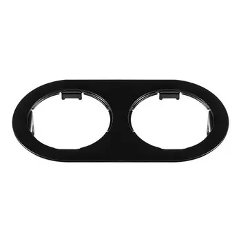 214657 Рамка для двух встраиваемых светильников Lightstar Double Round серии Domino