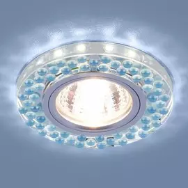 2194 MR16 SL/BL зеркальный/голубой Точечный встраиваемый светильник Elektrostandard (a036791)