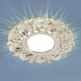 2219 MR16 CL прозрачный Встраиваемый светильник с LED подсветкой Elektrostandard