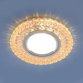 2223 MR16 GC тонированный Встраиваемый точечный светильник с LED подсветкой Elektrostandard