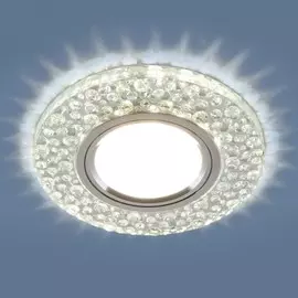 2224 MR16 CL прозрачный Встраиваемый точечный светильник с LED подсветкой Elektrostandard