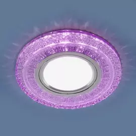 2225 MR16 PU фиолетовый Встраиваемый точечный светильник с LED подсветкой Elektrostandard