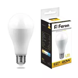 Лампа светодиодная Feron LB-98 Шар E27 20W 2700K 25787