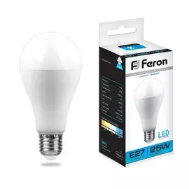 Лампа светодиодная Feron LB-100 Шар E27 25W 6400K 25792