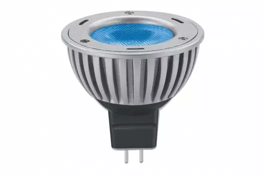 Светодиодная лампа GU5.3 3,5W синий Paulmann 28060