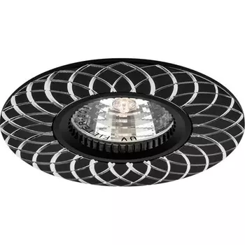 Светильник встраиваемый Feron GS-M388 потолочный MR16 G5.3 черный 28887