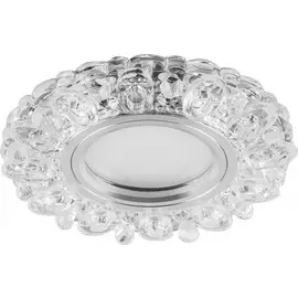 Светильник встраиваемый с белой LED подсветкой Feron CD926 потолочный MR16 G5.3 прозрачный 28901