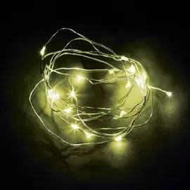 2*0,5м. Светодиодная гирлянда 20LED (желтый) IP20 Feron CL570 41634