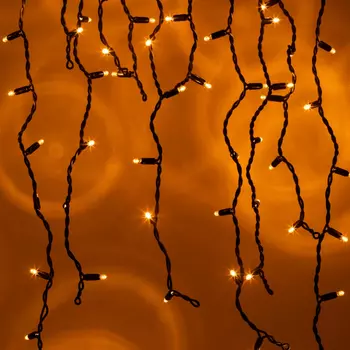 2*1м. Гирлянда бахрома желтый Эра ERAPS-BZ2 120LED IP65 (Б0060546)