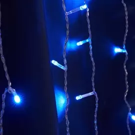 2*2м. Светодиодная гирлянда занавес холодного цвета 5000К 12W 230V 240LED/m IP44 Feron CL20 32337
