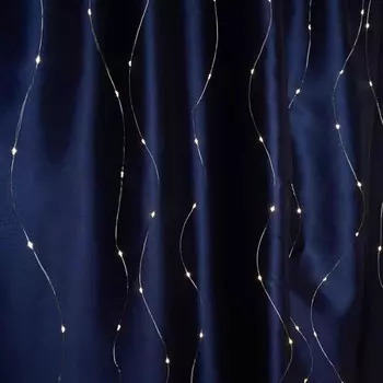 2*2м. Светодиодная гирлянда занавес с пультом ДУ 240LED 5000К (холодный) IP20 Feron CL590 41636