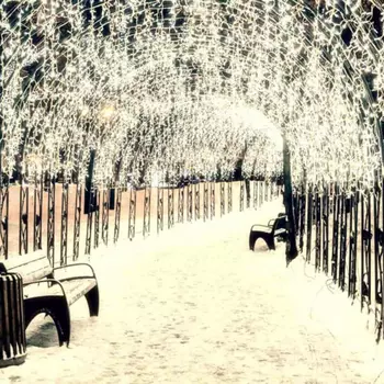 2,4*0,6м. Уличная гирлянда бахрома теплый свет Ardecoled 230V ARD-Edge-Classic-2400X600-White-88Led-Pulse Warm (34914)