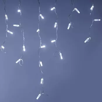 2,4*0,6м. Уличная гирлянда бахрома холодный свет Ardecoled 230V ARD-Edge-Classic-2400X600-Clear-88Led-Std White (26002)