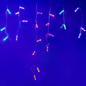 2,4*0,6м. Уличная гирлянда бахрома RGB Ardecoled 230V ARD-Edge-Classic-2400X600-Clear-88Led-Live RGB (26008)