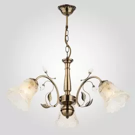 30009/3 Подвесная люстра Eurosvet 30009 античная бронза