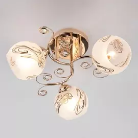 30031/3 Потолочная люстра Eurosvet 30031 золото