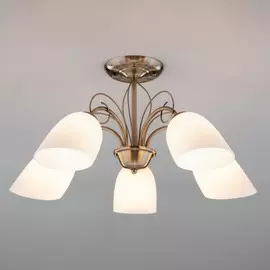 Потолочная люстра Eurosvet 30107/5 античная бронза