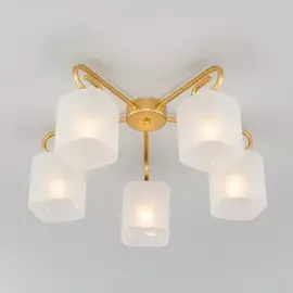 30143/5 латунь Потолочная люстра со стеклянными плафонами Eurosvet Camila