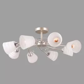 30147/8 перламутровое золото перламутровое золото Потолочная люстра со стеклянными плафонами Eurosvet Sabrina