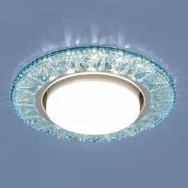 3022 GX53 BL лазурный Точечный встраиваемый светильник Elektrostandard (a037067)