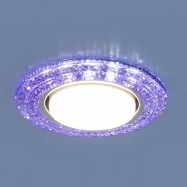 3030 GX53 VL фиолетовый Встраиваемый точечный светильник со светодиодной подсветкой Elektrostandard 4690389083310 (a035179)