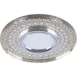 Светильник встраиваемый с LED подсветкой Feron CD981 потолочный MR16 G5.3 прозрачный, золото 32438