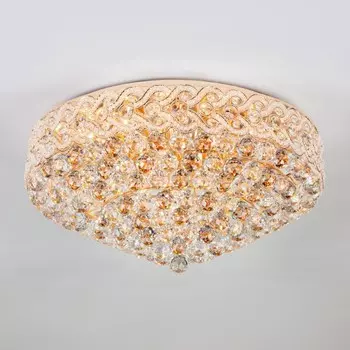 3296/16 Потолочная люстра Eurosvet золото/прозрачный хрусталь