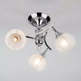 3353/3 хром/белый Потолочная люстра Eurosvet 3353