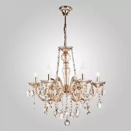 3449/6 Люстра хрустальная Eurosvet 3449 золото/тонированный хрусталь