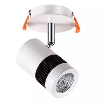 357458 NT18 000 матовый белый Встраиваемый светильник IP20 COB 12W 100-240V Solo