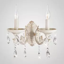 3585/2 белый/прозрачный хрусталь Strotskis белый/прозрачный хрусталь Strotskis Бра настенное Eurosvet Lia 62400