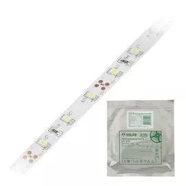 3м. Светодиодная лента теплого цвета 2835, 3000К, 4,8W, 12V, 60LED/m, IP20 Volpe ULS-Q321 2835-60LED-m-8mm-IP20-DC12V-4.8W-m-3M-WW - (UL-00000201)