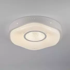 40011/1 LED белый Потолочный светодиодный светильник с пультом ду Eurosvet