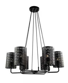 4002/6P-BK-GR Люстра подвесная Lumien Hall Тейл