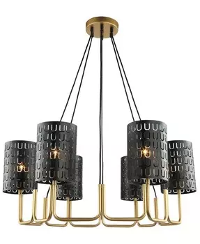 4005/6P-GD-BK Люстра подвесная Lumien Hall Ноэль
