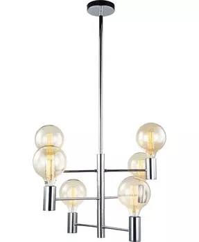 4011/6P-CR Люстра подвесная Lumien Hall Силеван