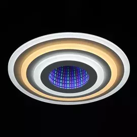 424012001 Потолочная светодиодная люстра De Markt Мадлен с пультом д/у