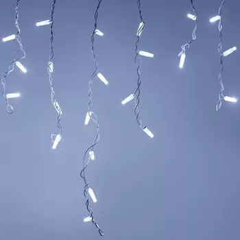 4*0,6м.Уличная гирлянда бахрома холодный свет Ardecoled 230V ARD-Edge-Pro-4000X600-White-128Led-Flash White (26028)