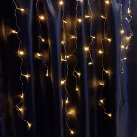 4,5*0,7м. Светодиодная гирлянда бахрома 200LED (желтый) IP44 Feron CL22 41632