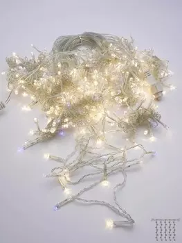 4,5м. Светодиодная гирлянда бахрома теплого цвета 2700К 10W 230V 200LED/m IP44 Feron CL22 32343