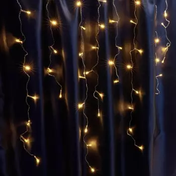 4,5м. Светодиодная гирлянда бахрома теплого цвета 2700К 10W 230V 200LED/m IP44 Feron CL22 32346