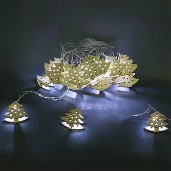 4,8м. Гирлянда "Ёлочка" 20LED (белый) A-317 Sneha 1408257