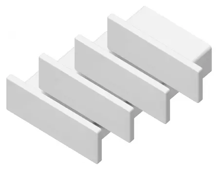 4шт. Заглушка для накладного алюминиевого профиля GP1700 Ambrella light ILLUMINATION Alum GP8300
